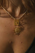 THE SUN TAROT CHARM GOLD